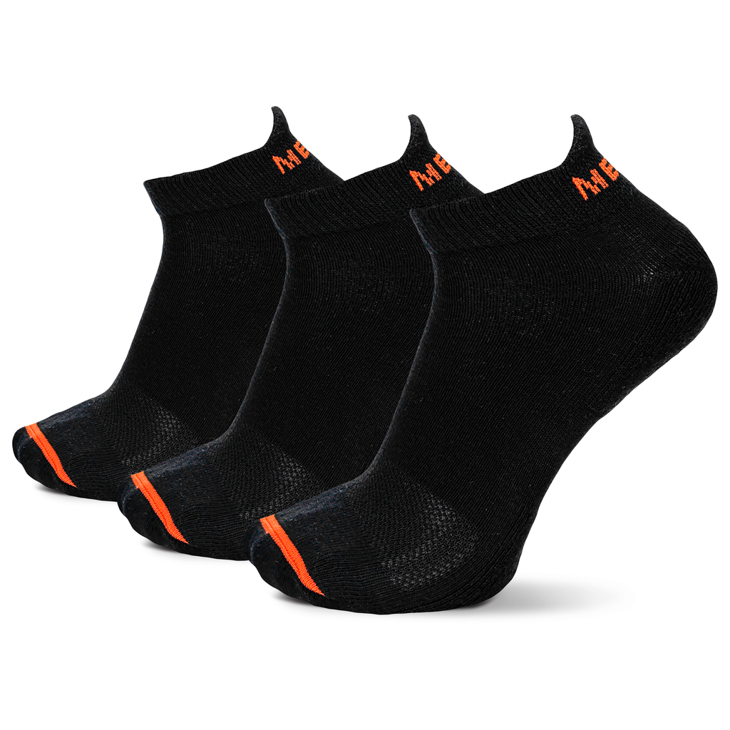 Merrell Cushioned Cotton Crew Sock - Breathable Comfort 3 Pair Pack – Loops  & Wales