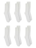 Dr. Scholl's Men's Diabetes & Circulatory Crew Socks 6 Pair Pack - Non-Binding, Cushioned Comfort thumbnail