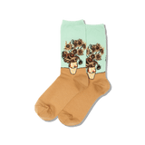 HOTSOX Women's Van Gogh's Sunflowers Socks