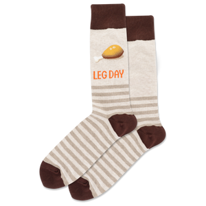 HOTSOX Men's Leg Day Crew Socks