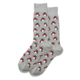 HOTSOX Men's Holiday Dog Crew Socks