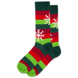 HOTSOX Men's Snowflake Crew Sock