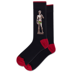 HOTSOX Men's Xmas David Crew Sock