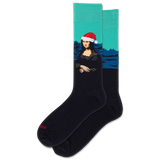 HOTSOX Men's Santa Mona Lisa Crew Sock thumbnail