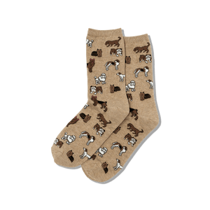 Women's Classic Dogs Crew Socks