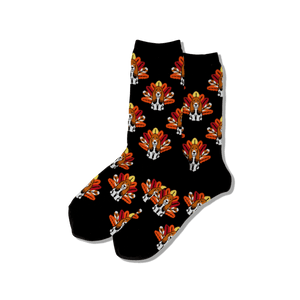 Women's Turkey Dog Crew Socks