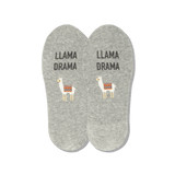 HOTSOX Women's Llama Drama No Show Socks