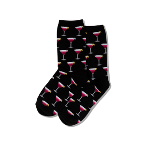 HOTSOX Women's Cosmo Cocktail Crew Socks