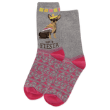 HOTSOX Women's Lets Fiesta Crew Socks thumbnail