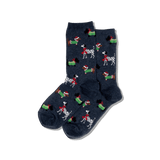 Women's Christmas Dogs Crew Socks