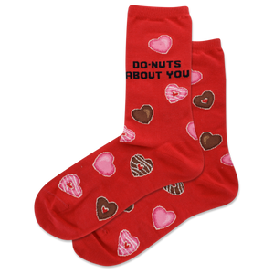 HOTSOX Women's Do-Nuts About You Crew Socks