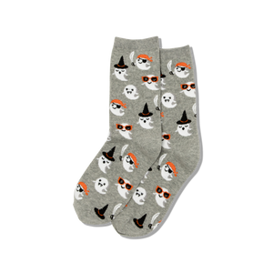 HOTSOX Women's Cute Ghost Crew Sock