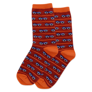 HOTSOX Kid's Race Car Crew Socks