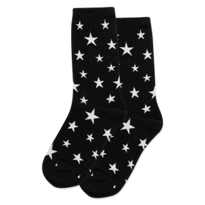 HOTSOX Kid's Glow In The Dark Stars Crew Socks