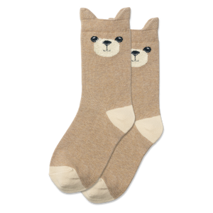 HOTSOX Kid's Teddy Bear Crew Socks