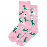 HOTSOX Kid's Mermaid Cat Crew Socks