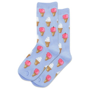 HOTSOX Kid's Ice Cream Crew Socks