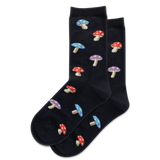 HOTSOX Kid's Mushrooms Crew Socks thumbnail