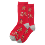 HOTSOX Kid's Gingerbread Cookies Crew Socks thumbnail