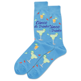 HOTSOX Men's Cinco De Drinko Crew Socks thumbnail