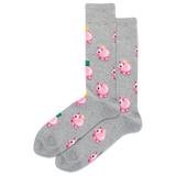 HOTSOX Men's Piggy Bank Crew Socks