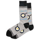 HOTSOX Men's Look on the Sunny Side Crew Socks