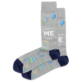 HOTSOX Men's Happy Me Day Crew Socks