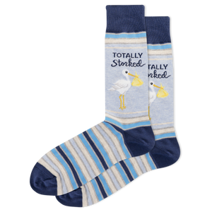 HOTSOX Men's Totally Storked Crew Socks