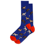 HOTSOX Men's Horses Crew Sock