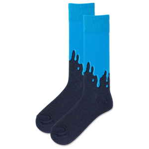 HOTSOX Men's Paint Drip Crew Sock