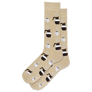 HOTSOX Men's Coffee Crew Sock