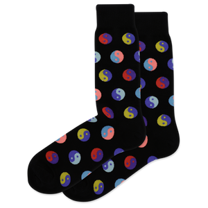 HOTSOX Men's Yin Yang Crew Sock