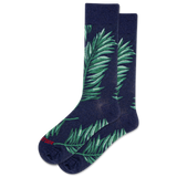 HOTSOX Men's Palm Leaf Crew Socks