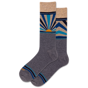 HOTSOX Men's Sun Rise Crew Socks