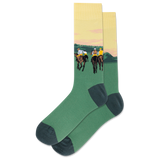 HOTSOX Men's Racehorses at Longchamp Crew Sock