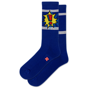 HOTSOX Men's Exclamation Active Crew Sock