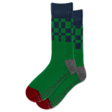 HOTSOX Men's Grid Non-Skid Slipper Sock