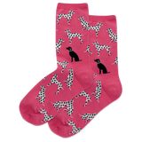 HOTSOX Women's Dalmatians Crew Socks