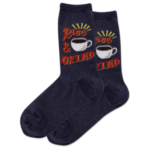 HOTSOX Women's Rise And Grind Crew Socks