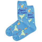 HOTSOX Women's Cinco De Drinko Crew Socks