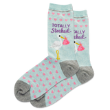 HOTSOX Women's Totally Storked Crew Socks