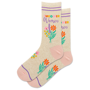 HOTSOX Women's Empower Women Crew Sock