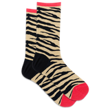 HOTSOX Women's Animal Print Crew Sock thumbnail