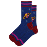 HOTSOX Women's Metallic Saturn Crew Sock