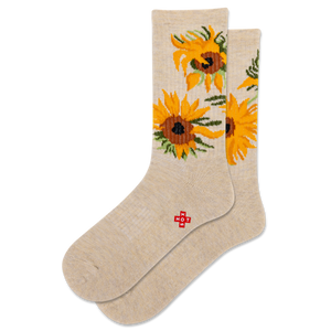 HOTSOX Women's Sunflower Active Crew Sock