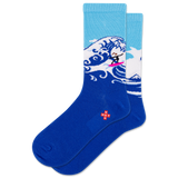 HOTSOX Women's Ride the Wave Crew Sock