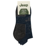 Jeep® Women's Wool Blend Trail No Show Socks 2 Pair Pack - Breathable, Cushioned Comfort