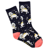 K.Bell Kids' Space Kitty Crew Sock