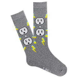 K.Bell Men's Shocked Crew Sock