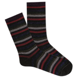 K.Bell Women's Metallic Striped Crew Socks